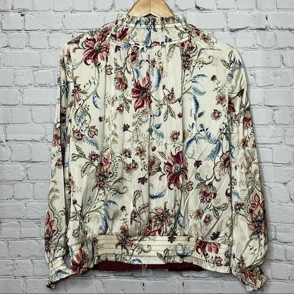 Chico’s Floral Reversible Jacket size 1 Small - Picture 8 of 14